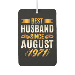 Best Husband Meaningfull Anniversary Parents Car Air Freshener