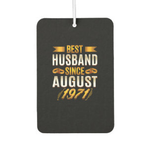 Best Husband Meaningfull Anniversary Parents Car Air Freshener