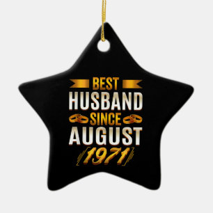 Best Husband Meaningfull Anniversary Parents Ceramic Ornament
