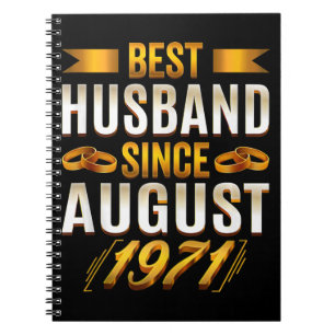 Best Husband Meaningfull Anniversary Parents Notebook