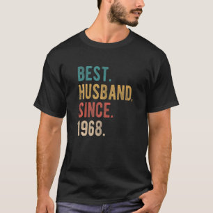 Best Husband Since 1968 54th Wedding Aniversary F T-Shirt