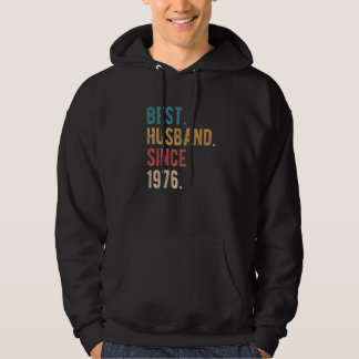 Best Husband Since 1976  46th Wedding Aniversary F Hoodie