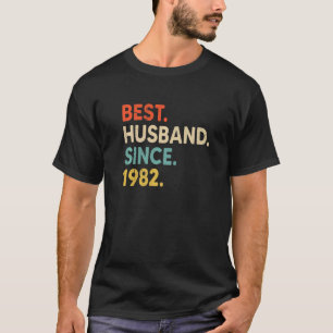 Best Husband Since 1982 40th Wedding Aniversary  V T-Shirt