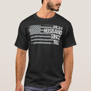 Best Husband Since 1982 40th Wedding Anniversary T-Shirt