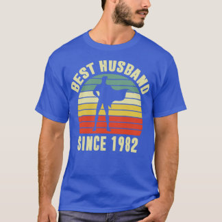 Best Husband Since 1982 Vinatge 40th Wedding Anniv T-Shirt