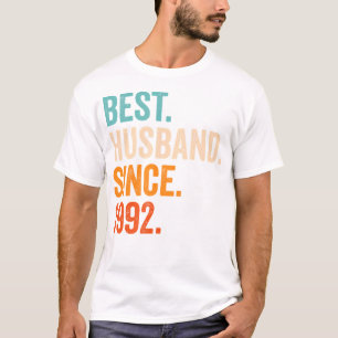 Best Husband Since 1992 32Nd Wedding Anniversary T-Shirt