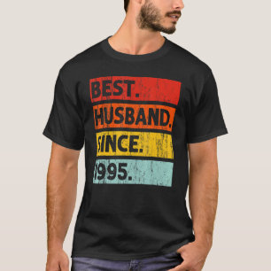 Best Husband Since 1995 27 Years 27th Wedding Anni T-Shirt