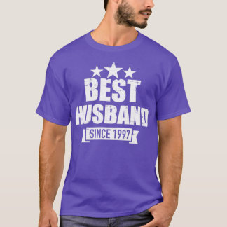 Best husband since 1997 for 25th wedding anniversa T-Shirt