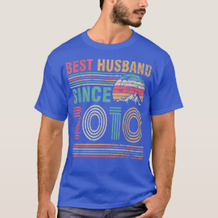 Best Husband Since 2010 Happy Wife Bride Groom Wed T-Shirt