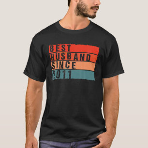 Best Husband Since 2011 Epic Couple 10Th Wedding A T-Shirt