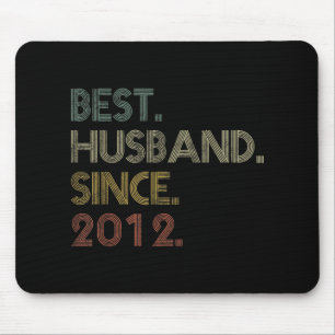 Best Husband Since 2012 Epic Couple Wedding Mouse Pad