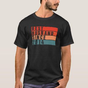 Best Husband Since 2014 Epic Couple 7Th Wedding An T-Shirt