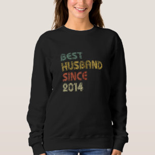 Best Husband Since 2014 Happy 5th Wedding Annivers Sweatshirt
