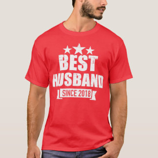 Best husband since 2018 for 5th wedding anniversar T-Shirt