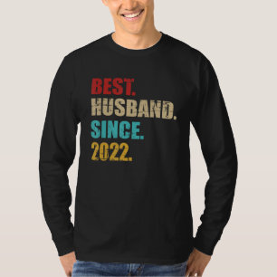 Best husband since 2022 for 3rd wedding anniversar T-Shirt