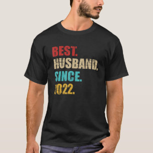 Best husband since 2022 for 3rd wedding anniversar T-Shirt