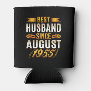 Best Husband Since August 1955 Funny Annivesary Can Cooler