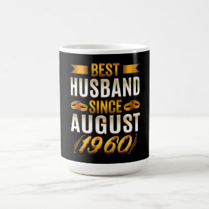 Best Husband Since August Funny 60th Anniversary Coffee Mug