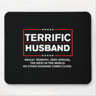 Best Husband Trump 2024 - Terrific Husband Funny Mouse Pad