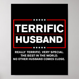 Best Husband Trump Terrific Husband Trump Poster