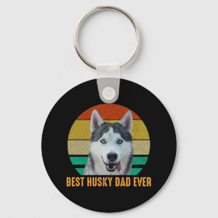 Best Husky Dad Ever Key Ring