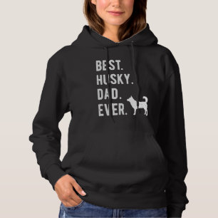 Best Husky Dad Ever Mens Siberian Husky Dog   Dad Hoodie