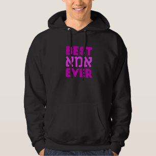 Best Imma Ever Best Mum Ever in Hebrew Hoodie