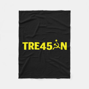 Best Impeach Trump Treason Russian Gop Party Fleece Blanket