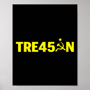 Best Impeach Trump Treason Russian Gop Party Poster