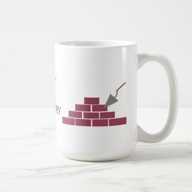 Best in Masonry and Brick Laying Coffee Mug (Right)