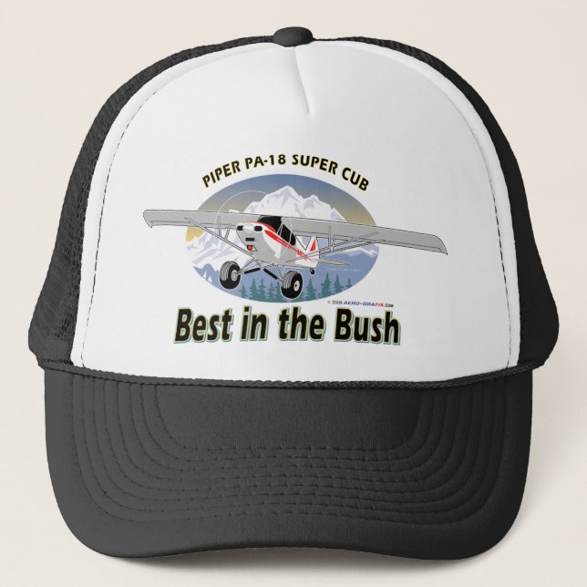 Best in the Bush - Super Cub Trucker Hat (Front)