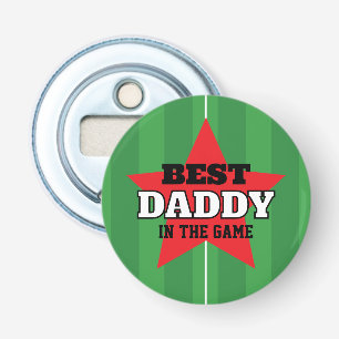 Best in the Game Soccer Field Personalised Gift Bottle Opener