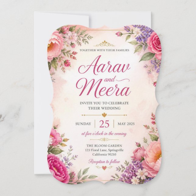 Best Invitation – Where Love Stories Begin (Front)