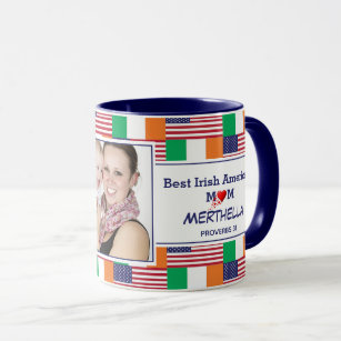 BEST IRISH AMERICAN MUM Photo Mug