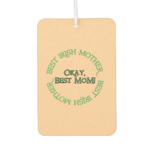 Best Irish Mother tan car air freshener