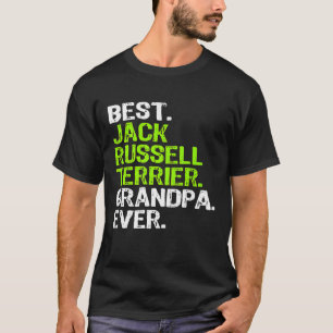 Best Jack Russell Grandpa Ever Dog T-Shirt