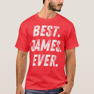 Best James Ever Retro First Name Gift T-Shirt