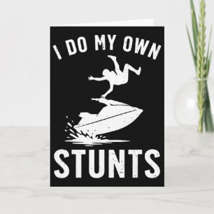 Best Jet Ski Art For Men Women Jet Skiing Water Sp Card