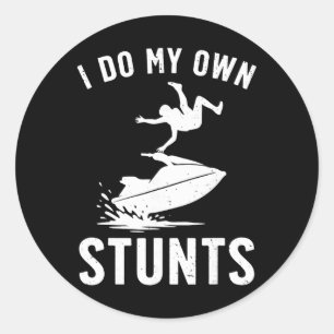 Best Jet Ski Art For Men Women Jet Skiing Water Sp Classic Round Sticker