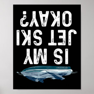 Best Jet Ski Art For Men Women Jet Skiing Water Sp Poster