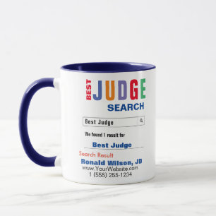 Best Judge Gift Mug