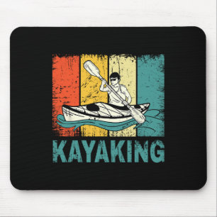 Best Kayaking Art For Men Women Kayaking Fishing K Mouse Pad