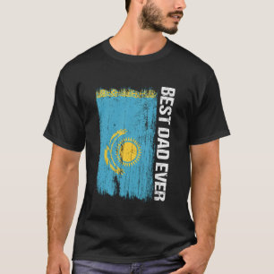 Best Kazakh Dad Ever Kazakhstan Father Apparel T-Shirt
