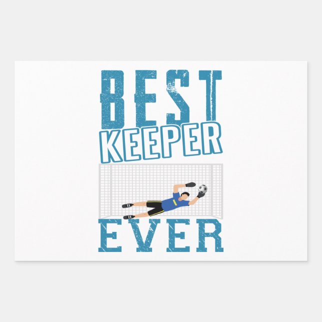 Best Keeper Ever Wrapping Paper Sheet (Front 3)