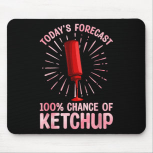 Best Ketchup Art For Men Women Ketchup Novelty Ket Mouse Pad