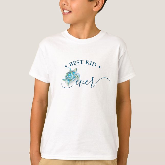 Best Kid Ever Sea Turtle T-Shirt (Front)