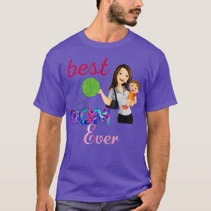 Best Knitting Mum Ever 448 T-Shirt