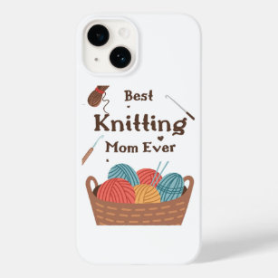 Best Knitting Mum Ever Gifts for Knitters  Case-Mate iPhone 14 Case