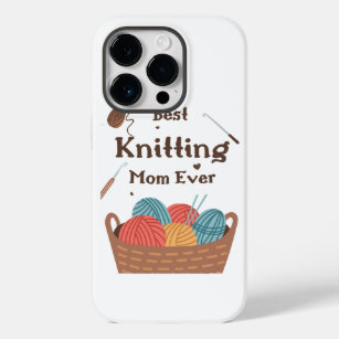 Best Knitting Mum Ever Gifts for Knitters  Case-Mate iPhone 14 Pro Case