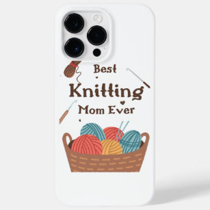 Best Knitting Mum Ever Gifts for Knitters  Case-Mate iPhone 14 Pro Max Case